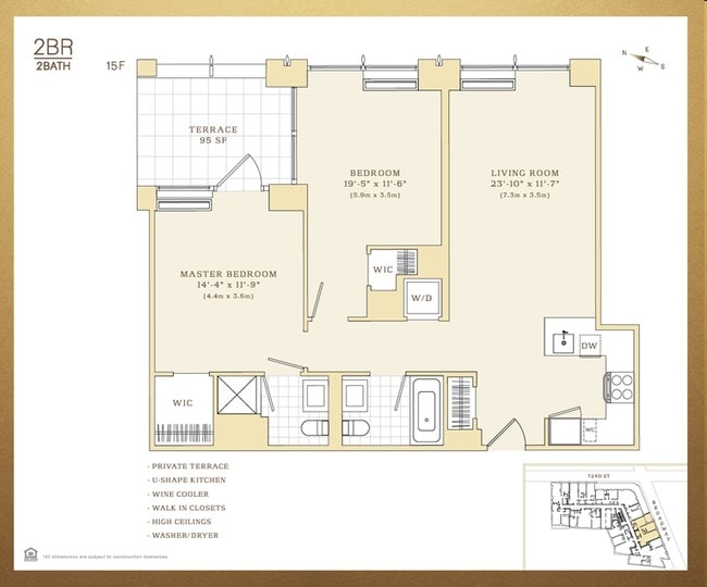 2BR/2BA - The Corner