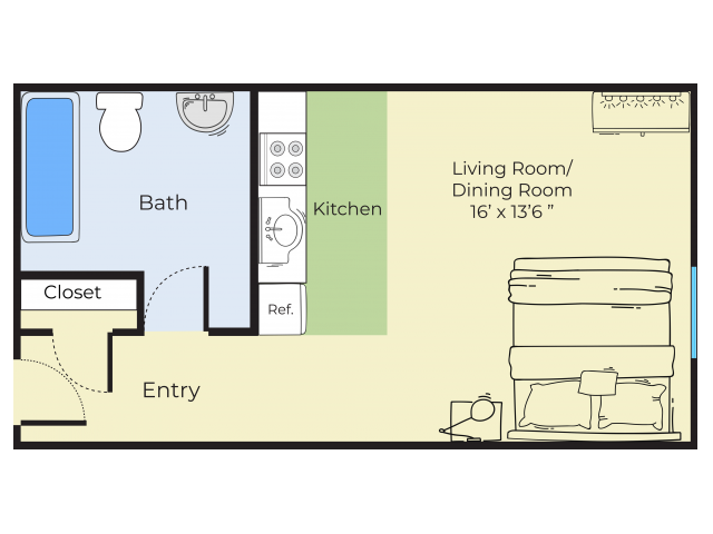 studio - COLONY PARK APARTMENTS