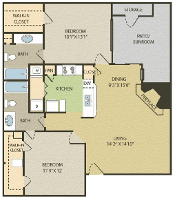 Floorplan - The Glen at Highpoint