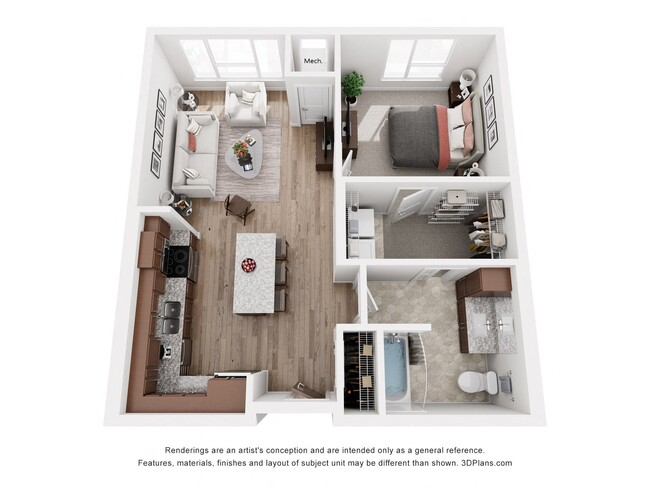 Floorplan - Sonder Point 50+ Apartments