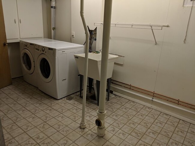 large laundry room in basement - 28 James Circle