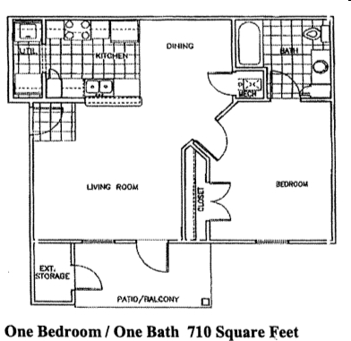 1BR/1BA - Timber Ridge Apartments