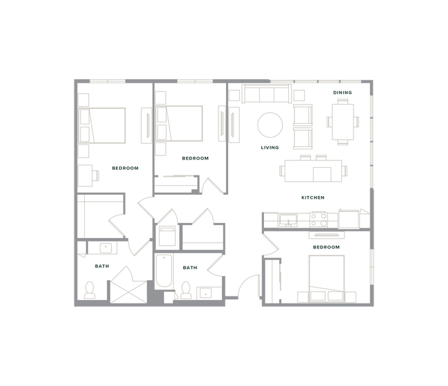 Floorplan - The Crosby at Hollywood Park