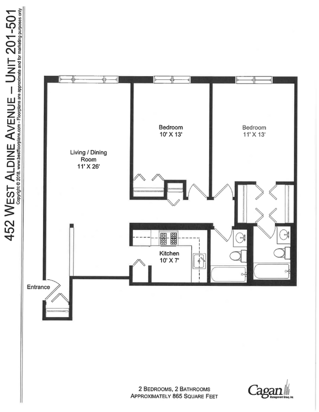 Floorplan - 450-508 W. Aldine