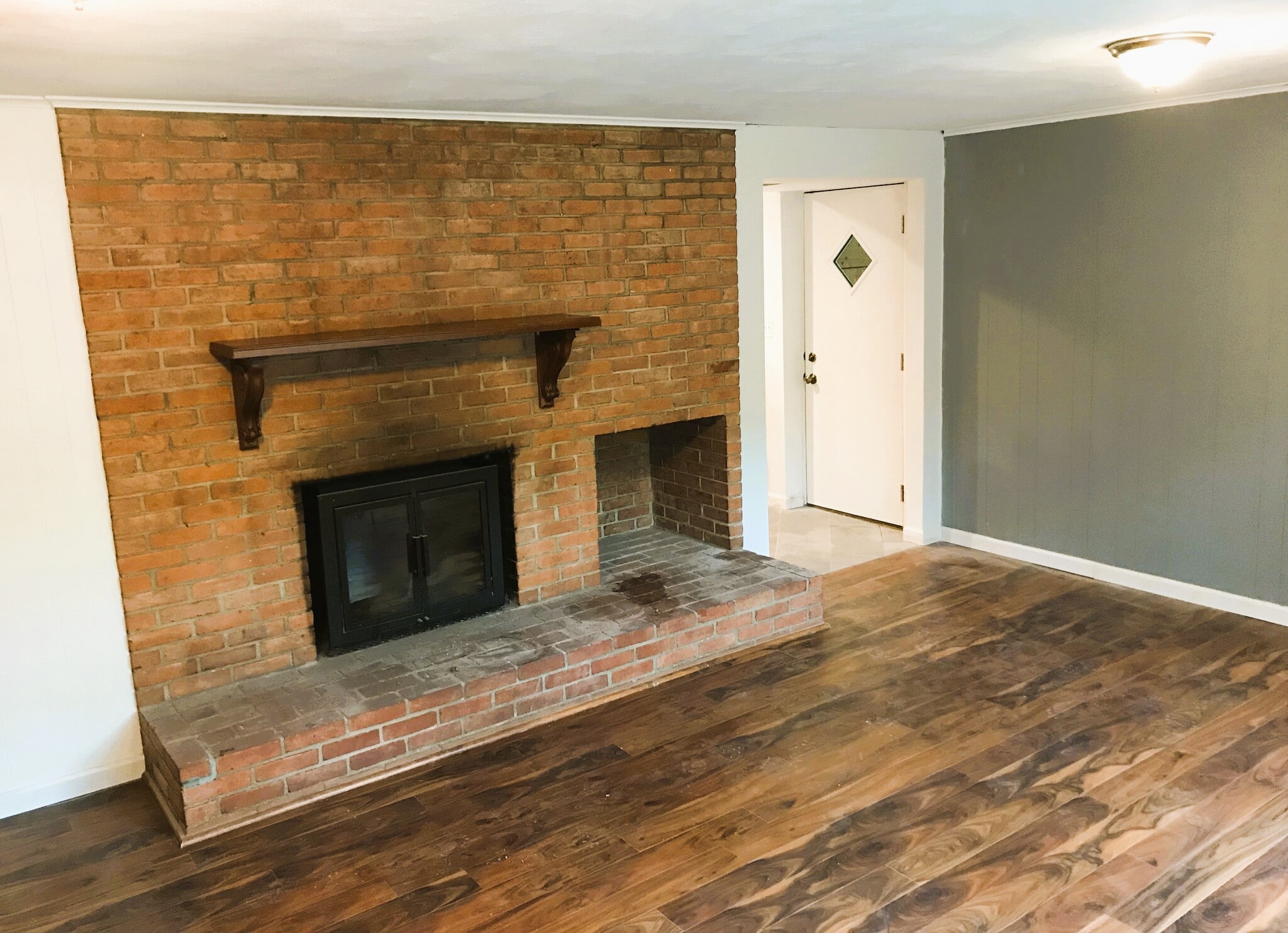 fireplace in living room - 4805 Randolph Dr