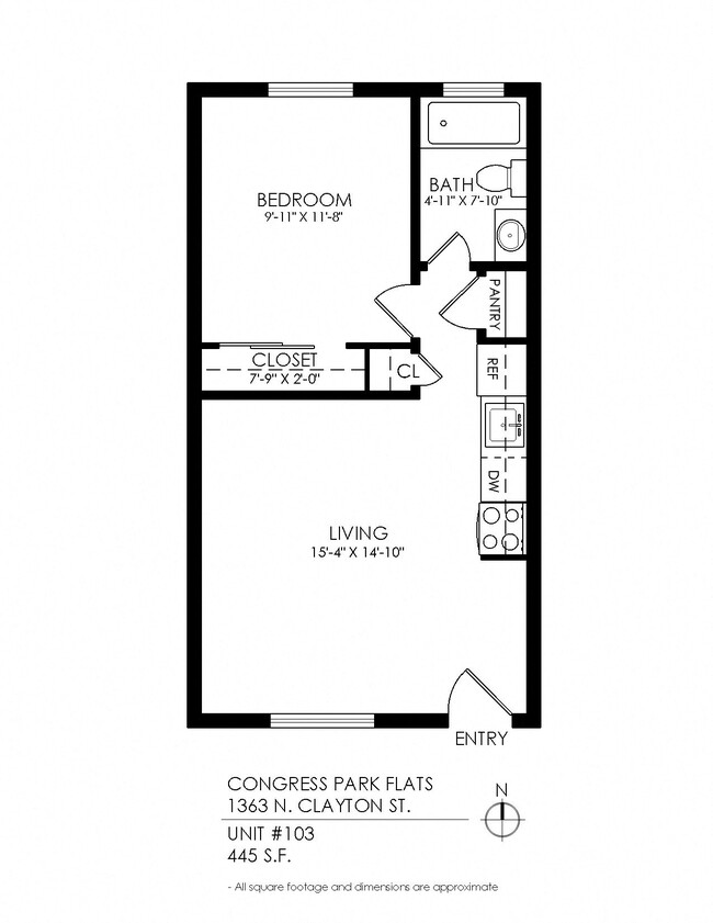 Floorplan - Congress Park Flats