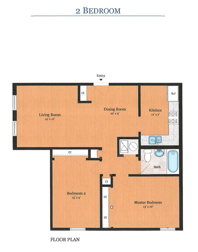 Floorplan - Vermilion Garden Apartments