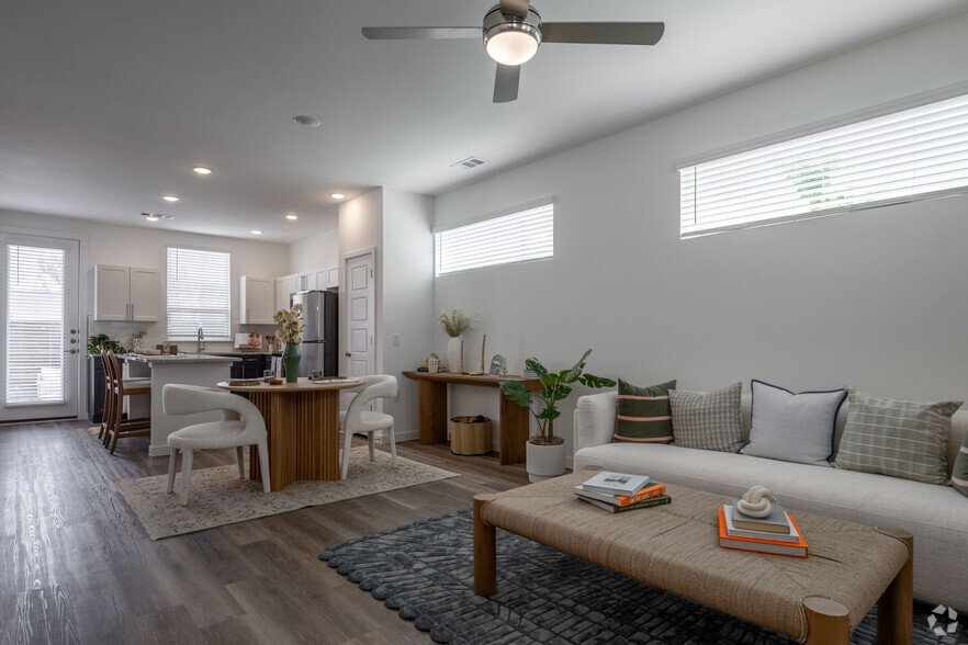 2BR, 2.5BA - 1,239SF - B3 - Living Room - YardHomes® Hero Way
