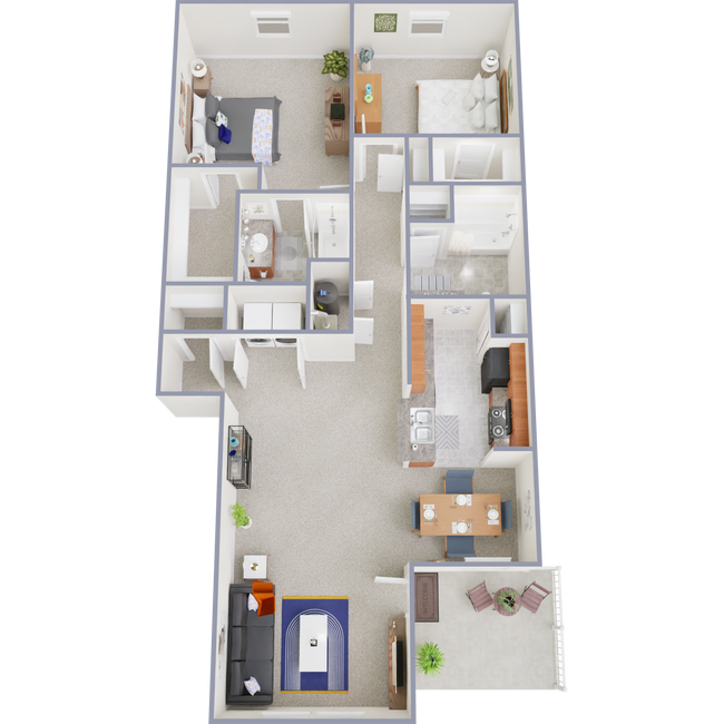 Floorplan - Arborwood Apartments