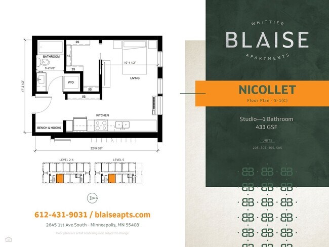 Interior Photo - Blaise Apartments