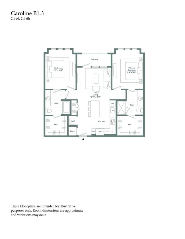 Floorplan - The Caroline
