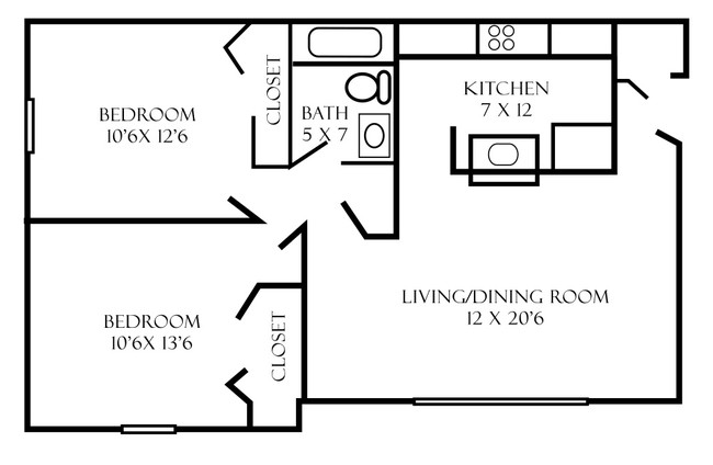 Floorplan - Hessel on the Park