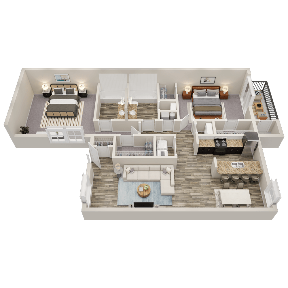 Waters Edge Apartments 8601 Roberts Dr Atlanta GA 30350 Apartment