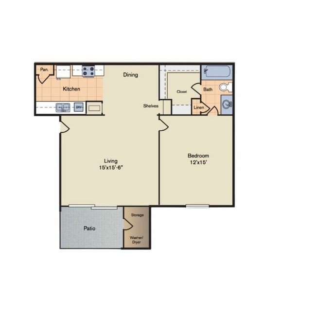Woods 1A Floorplan.jpg - Shadow Wood Apartments
