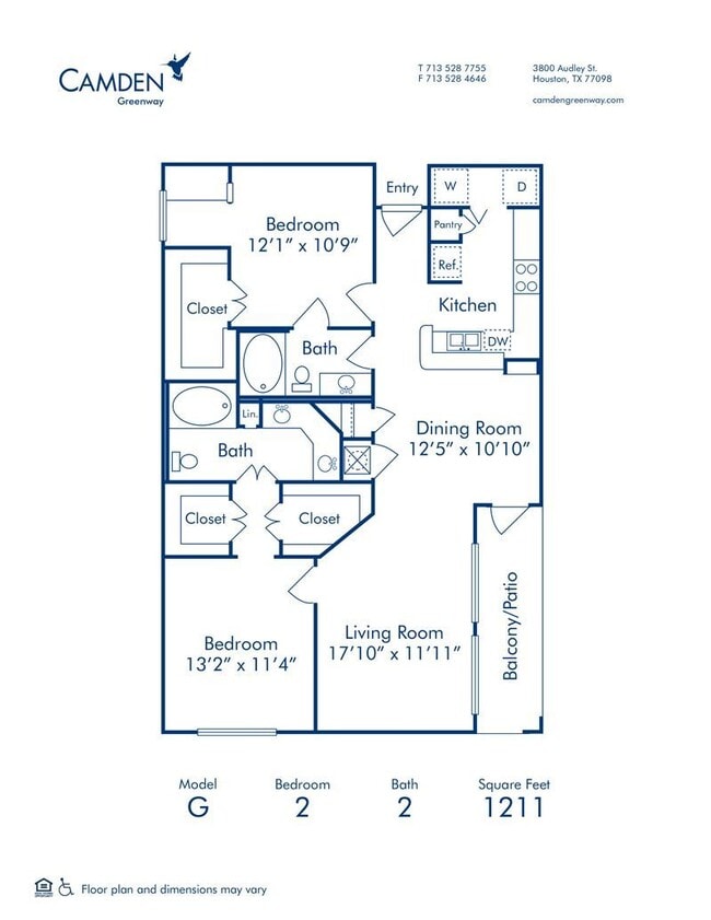 Floorplan - Camden Greenway