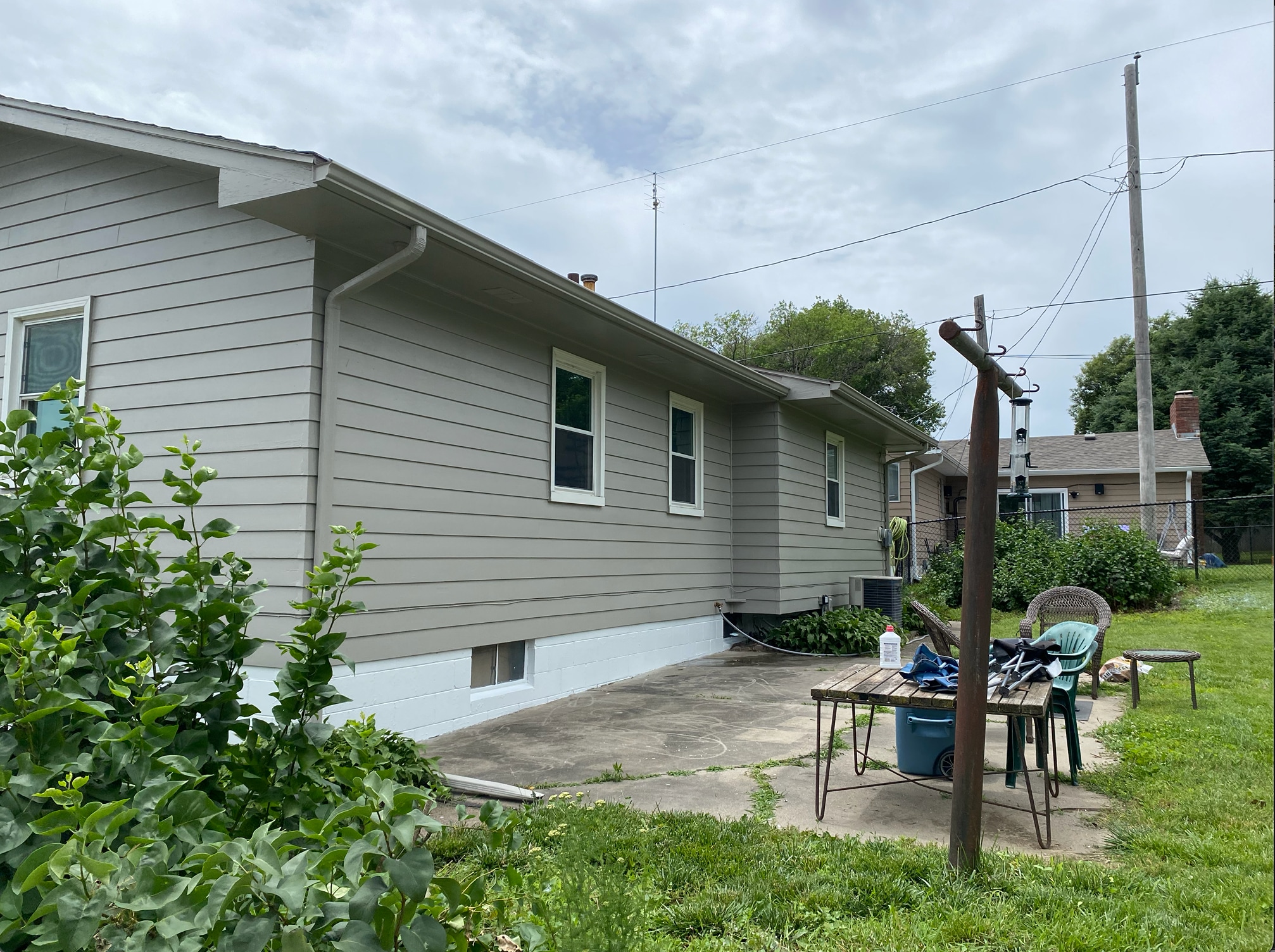 Back patio - 8120 Burdette St