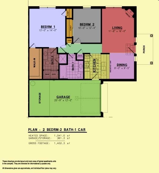2BR/2BA - Bellagio Terrace