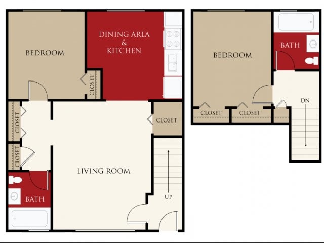 Two Bedroom Townhome - Washington Dodd