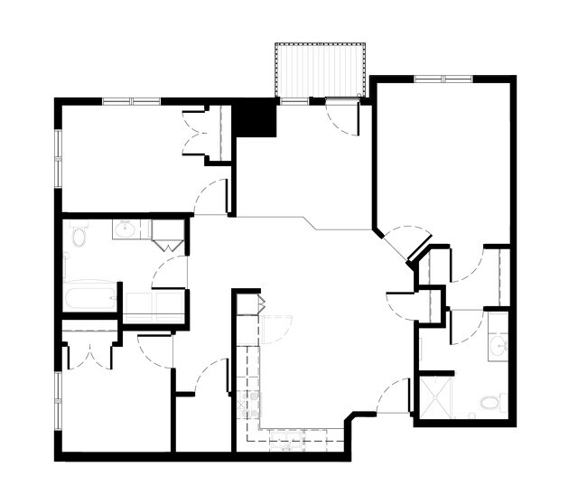 Floorplan - Coral North Apartments