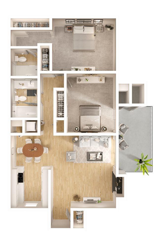 Floorplan - Waterfield Square Apartment Homes