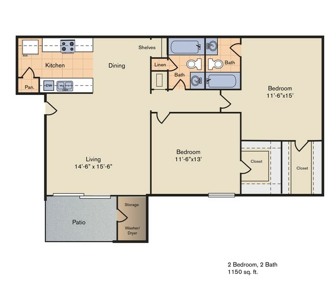 Woods 2B Floorplan.jpg - Shadow Wood Apartments