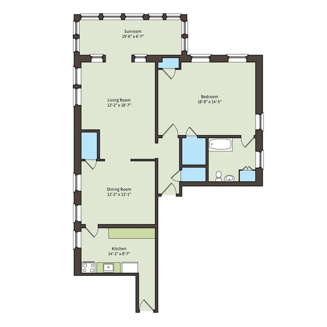 Floorplan - 5325 S. Hyde Park Boulevard