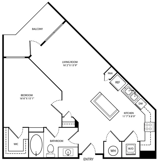 Floorplan - Moda at the Hill