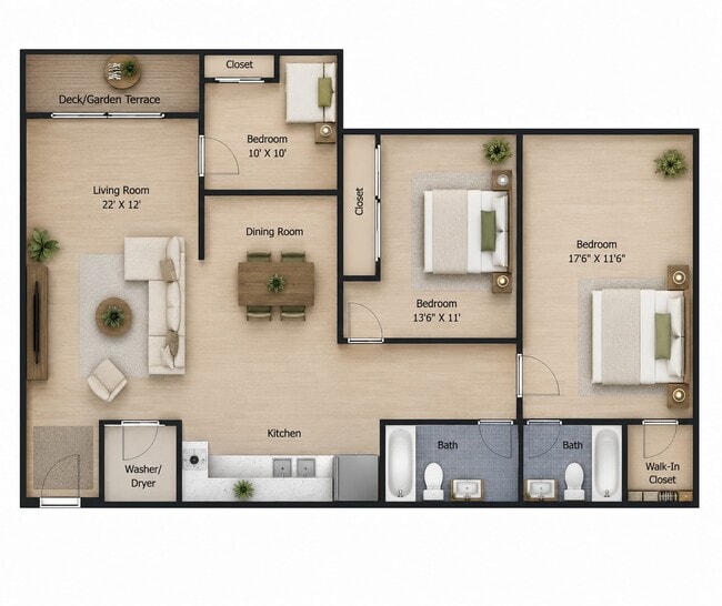 3 Bedroom 2 Bath - Richmar