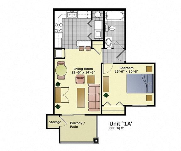 Floorplan - Grandview Apartments
