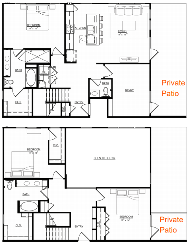 Floorplan - Magnolia at Mistletoe Heights