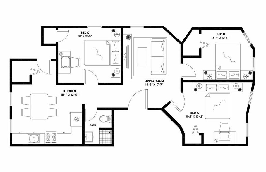 Building Photo - Room in Shared 3 bed/1 bath home