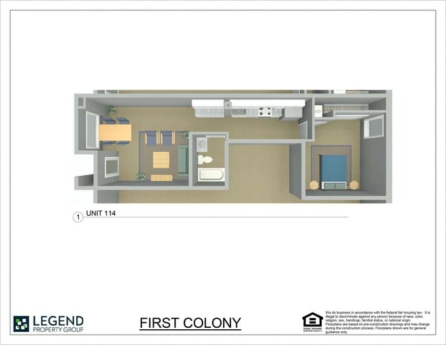 Floorplan - First Colony Flats