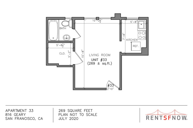 Floorplan - 816 Geary