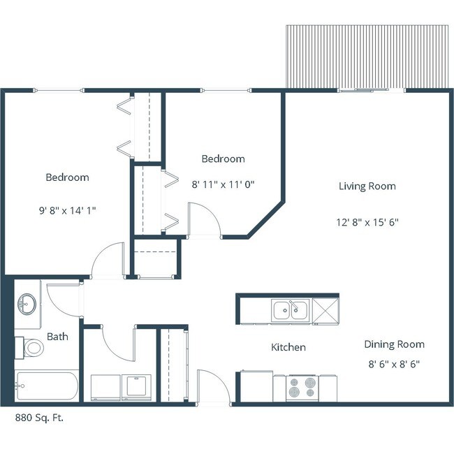 Floorplan - Columbia West Apartment Community