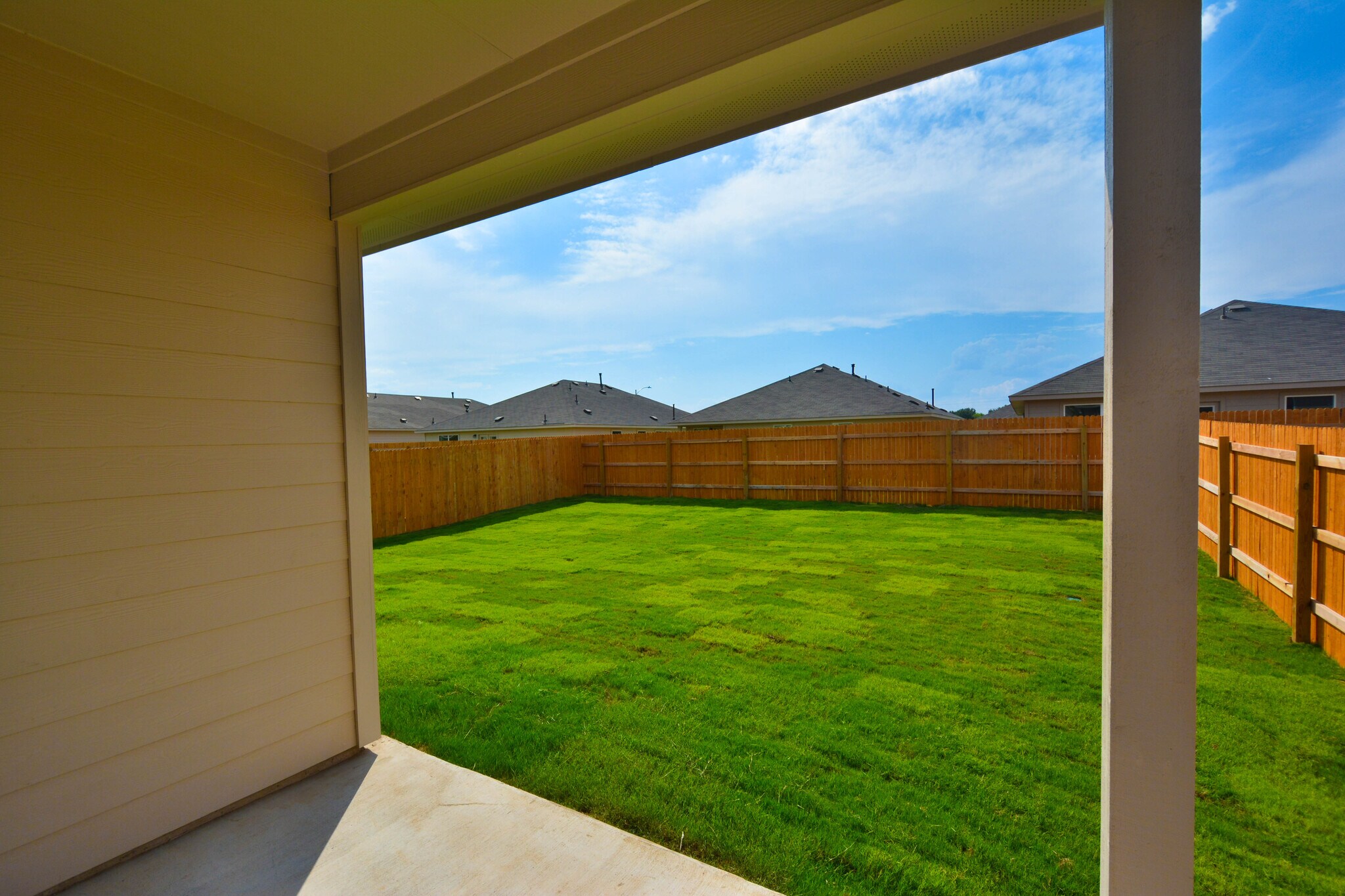 Great private backyard with patio for your enjoyment! *Shade trees will be planted* - 3702 Chappie Lane
