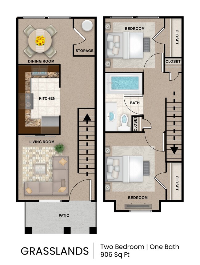 Floorplan - Countryside Village Apartments