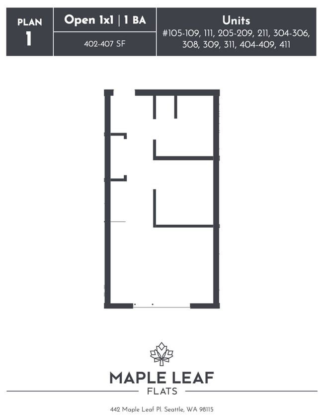 Floorplan - Maple Leaf Flats