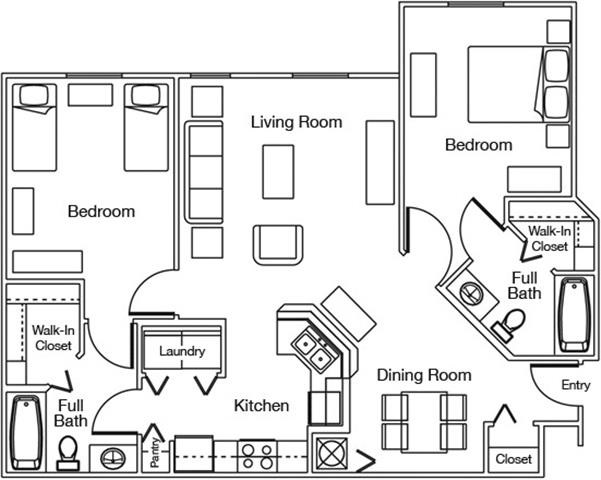 Floorplan - Wellington Apartments