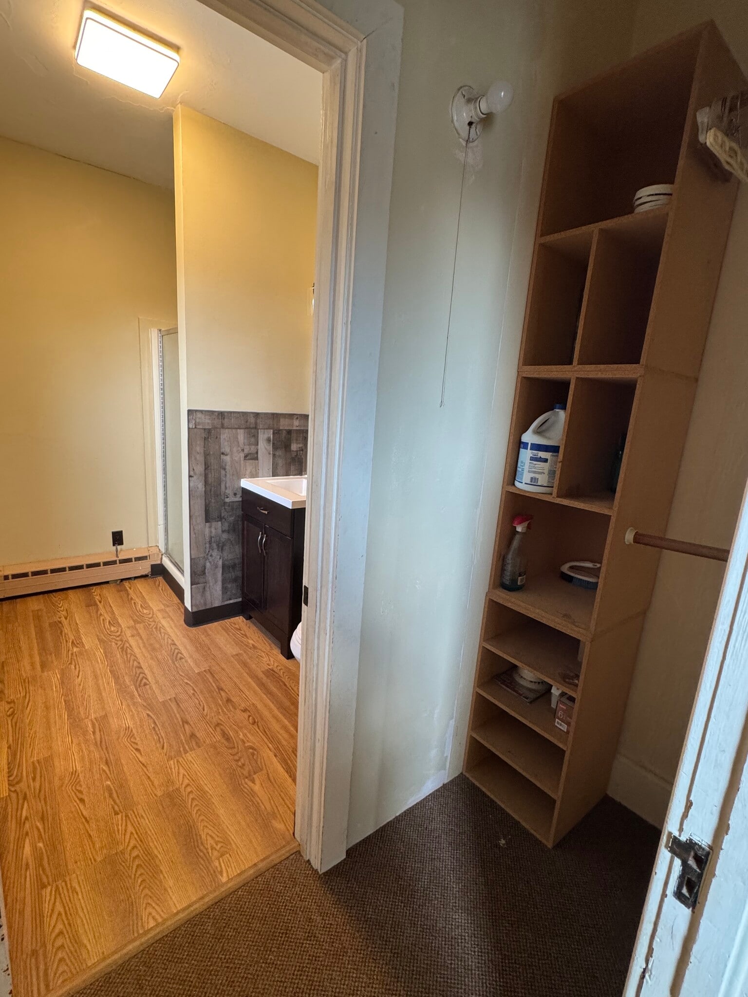 Bathroom and storage closet - 10 E Nelson St