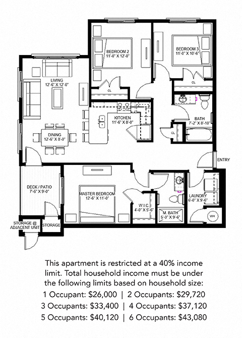 Floorplan - East Range Crossings