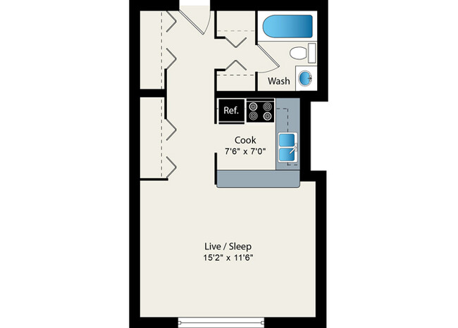 Floorplan - Reside 707