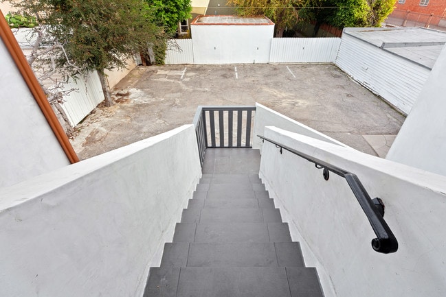 Rear Staircase - 1120 Poinsettia Dr