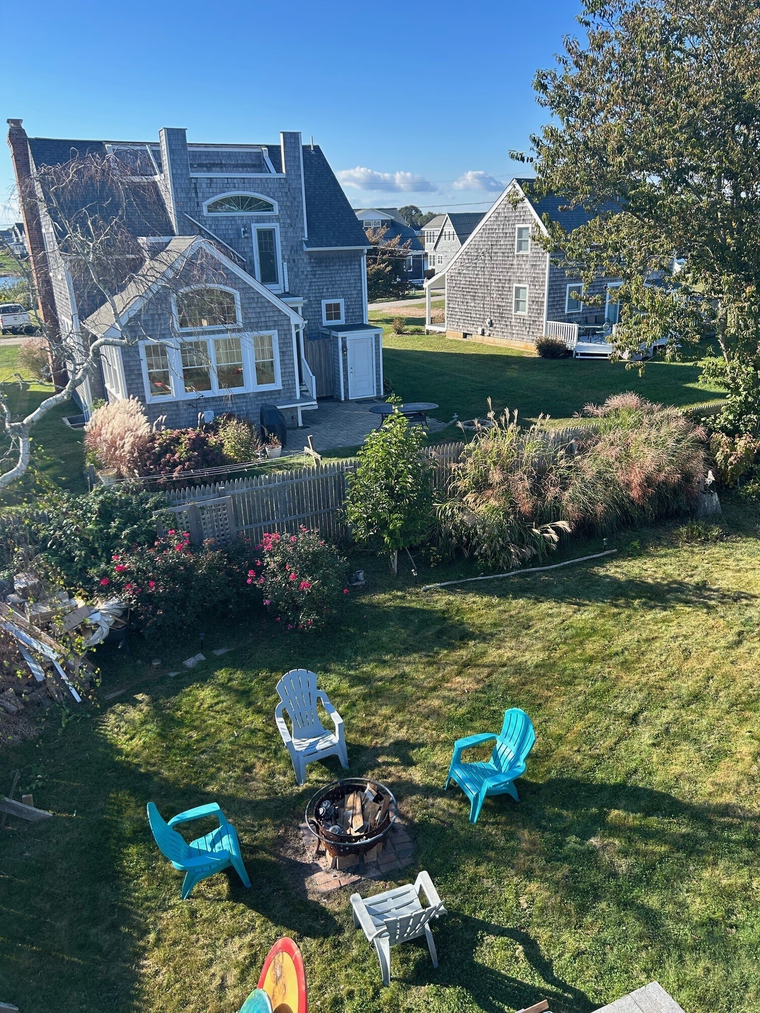 backyard view from rooftop deck - 30 Ninigret Ave
