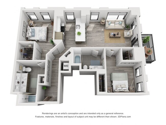 Floorplan - Residences at Addison Clark