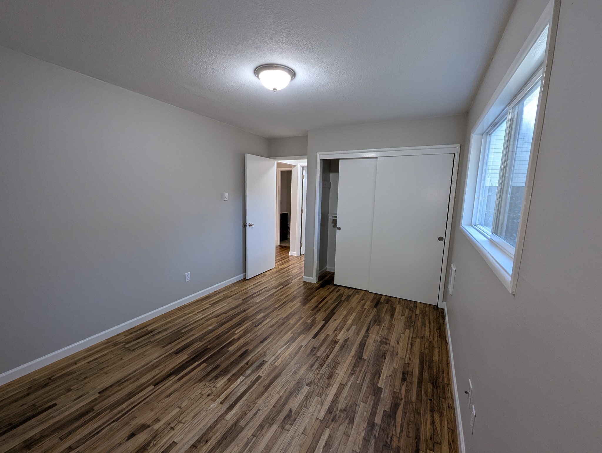Large bedroom closet with double hanging bars - 1626 Southeast Lexington Street