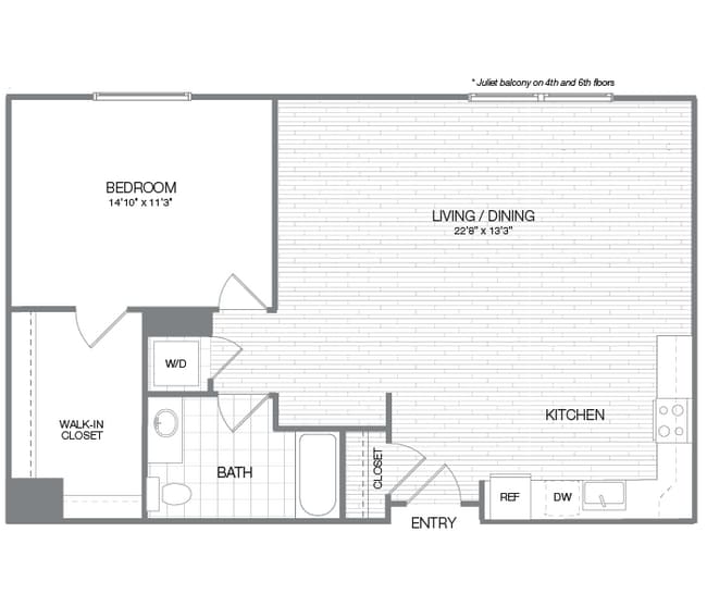Floorplan - Venue Apartments