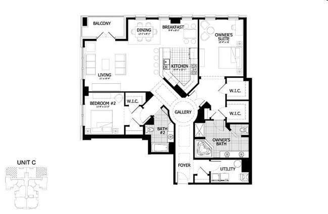 2BR/2BA - Cedar Works