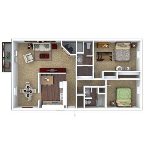 Floorplan - London House Apartments