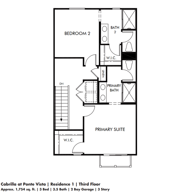 Floor Plan - 3rd Floor - 1442 Sea Ln