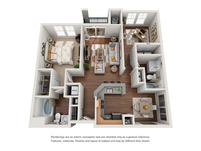 Floorplan - The Tuscany Apartments